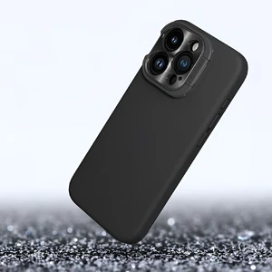Защитный чехол с подставкой Nillkin Lens Wing Magnetic Deep Purple для iPhone 15 Pro - Фото 5