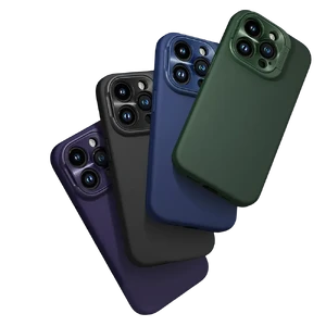 Защитный чехол с подставкой Nillkin Lens Wing Magnetic Deep Purple для iPhone 15 Pro - Фото 4