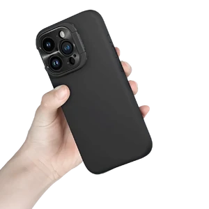 Защитный чехол с подставкой Nillkin Lens Wing Magnetic Green для iPhone 15 Pro Max - Фото 4