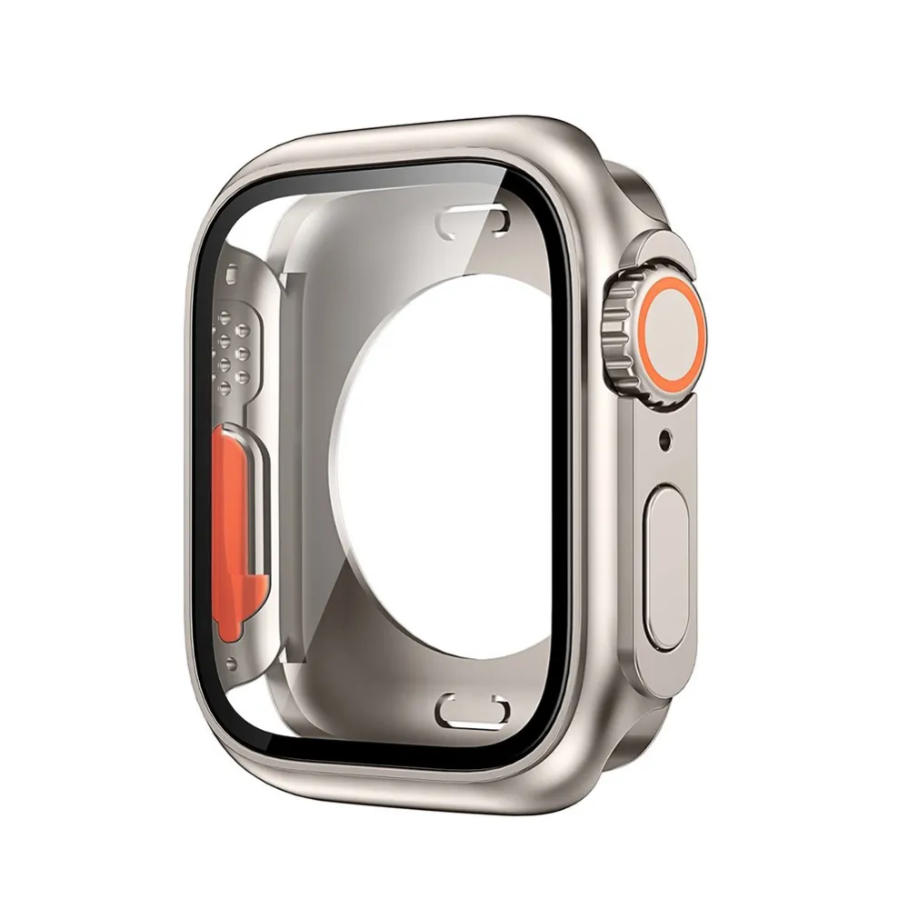 Захисний чохол-обманка для Apple Watch 8 | 7 (45mm) у стилі Ultra зі склом | iLoungeMax Titanium у Тернополі