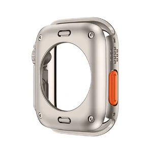 Защитный чехол-обманка для Apple Watch 9 | 8 | 7 (45mm) в стиле Ultra со стеклом | iLoungeMax Titanium - Фото 2