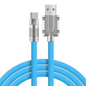 Зарядний кабель iLoungeMax Super Fast Charger Cable USB to Lightning 120W Blue 1m