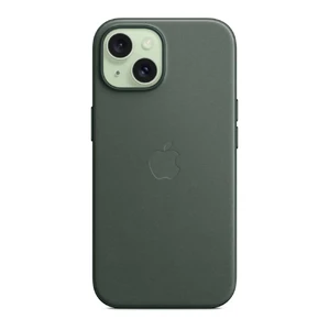 Защитный чехол Apple FineWoven Case с MagSafe Evergreen (MT4F3) для iPhone 15 Plus - Фото 6