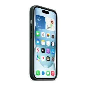 Защитный чехол Apple FineWoven Case с MagSafe Evergreen (MT4F3) для iPhone 15 Plus - Фото 3