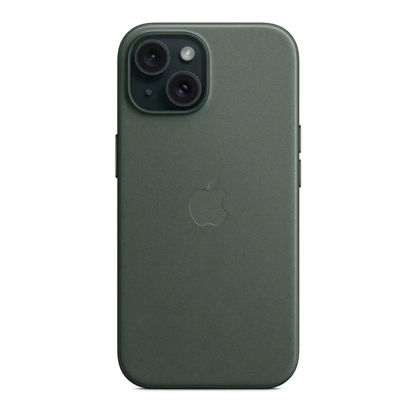 Захисний чохол Apple FineWoven Case з MagSafe Evergreen (MT3J3) для iPhone 15