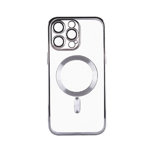 Чехол с MagSafe для iPhone 13 Pro Max с защитой камеры | iLoungeMax Stylish Case Silver  - Фото 1