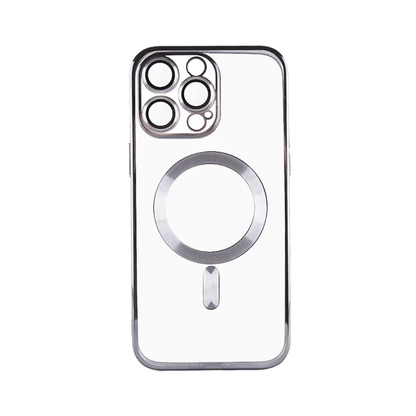 Чохол з MagSafe для iPhone 13 Pro Max із захистом камери | iLoungeMax Stylish Case Silver в Ужгороді