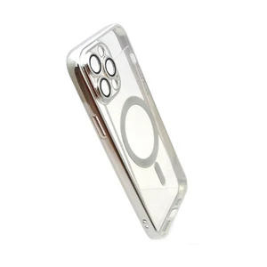 Чехол с MagSafe для iPhone 13 Pro Max с защитой камеры | iLoungeMax Stylish Case Silver - Фото 2