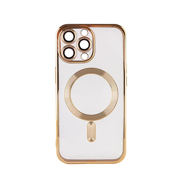 Чохол з MagSafe для iPhone 14 Pro із захистом камери | iLoungeMax Stylish Case Gold