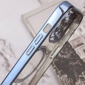 Чехол с MagSafe для iPhone 13 Pro с защитой камеры | iLoungeMax Stylish Case Light Blue - Фото 4