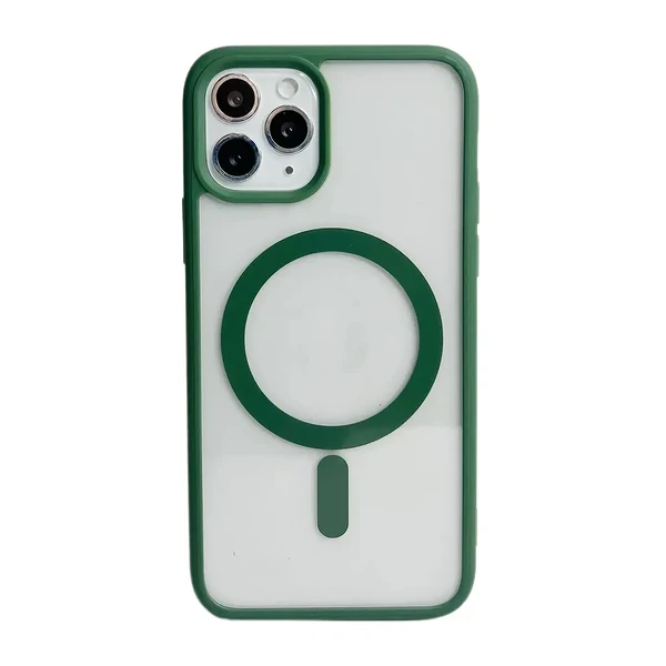 Захисний чохол з MagSafe для iPhone 13 Pro | iLoungeMax Clear Case Green