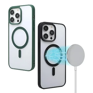 Захисний чохол з MagSafe для iPhone 14 Pro | iLoungeMax Clear Case Black - Фото 3