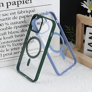 Захисний чохол з MagSafe для iPhone 13 Pro | iLoungeMax Clear Case Blue - Фото 4