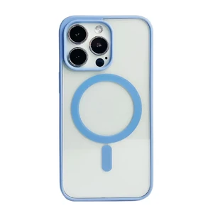 Захисний чохол з MagSafe для iPhone 13 Pro | iLoungeMax Clear Case Blue  - Фото 1
