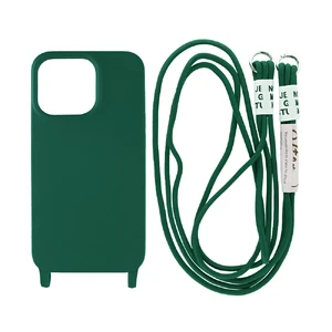 Захисний чохол зі шнурком iLoungeMax Crossbody Case Army Green для iPhone 13