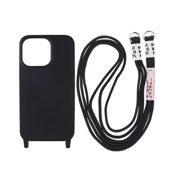 Защитный чехол со шнурком iLoungeMax Crossbody Case Black для iPhone 14 Pro в Одессе