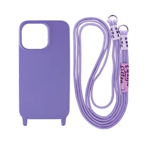 Захисний чохол зі шнурком iLoungeMax Crossbody Case Lavander для iPhone 14 Pro Max  - Фото 1