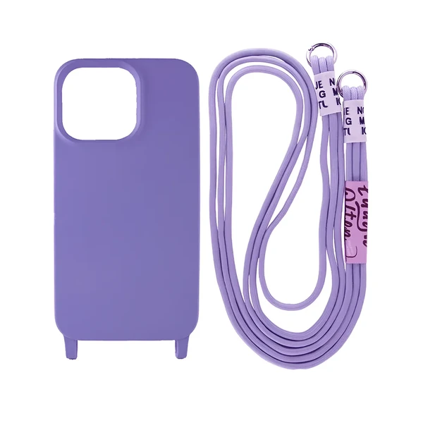 Захисний чохол зі шнурком iLoungeMax Crossbody Case Lavander для iPhone 12 Pro Max в Ужгороді