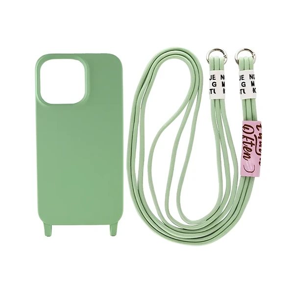 Защитный чехол со шнурком iLoungeMax Crossbody Case Mint для iPhone 14 Pro Max в Харькове