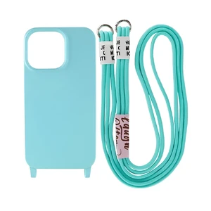 Захисний чохол зі шнурком iLoungeMax Crossbody Case Sea Blue для iPhone 12 Pro Max  - Фото 1
