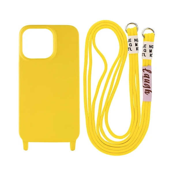 Захисний чохол зі шнурком iLoungeMax Crossbody Case Yellow для iPhone 13 в Мукачеві