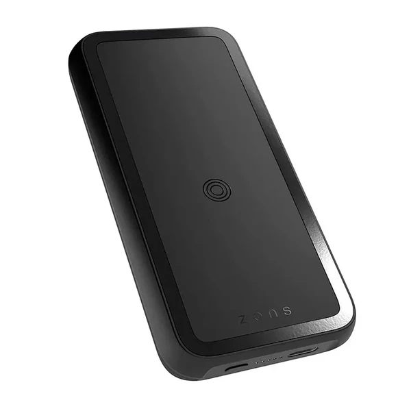 Повербанк з підставкою Zens Magnetic Single Wireless Powerbank MagSafe with Stand 10000 mAh Black
