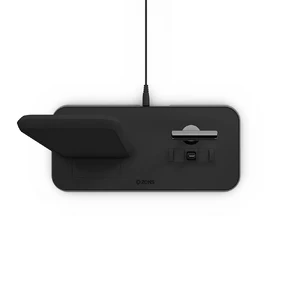 Бездротова док-станція Zens Stand + Dock Aluminium Wireless Charger Black 10W - Фото 3