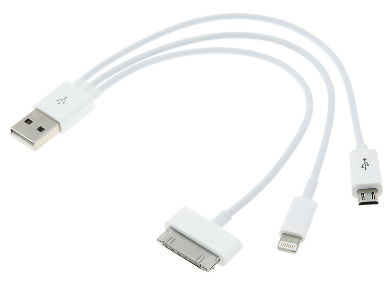 кабель 3-в-1 для Apple 