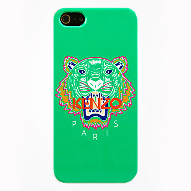 дизайнерский чехол с тигром для iPhone 5/5S/SE KENZO зеленого цвета дизайнерский чехол с тигром для iPhone 5/5S/SE KENZO зеленого цвета