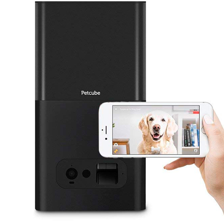 Розумна годівниця з камерою Petcube Bites Matte Silver для домашніх тварин