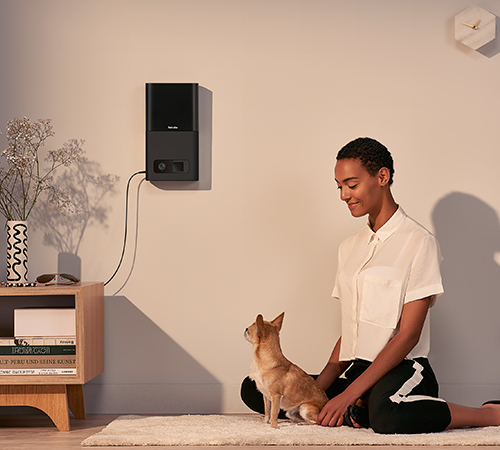 Розумна годівниця з камерою Petcube Bites Matte Silver для домашніх тварин
