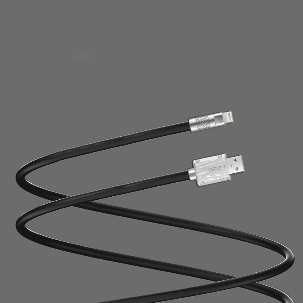 Зарядный кабель iLoungeMax Super Fast Charger Cable USB to Lightning 120W Blue 1m