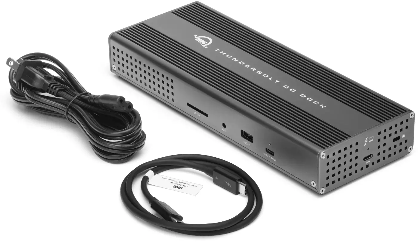 Док-станция OWC Thunderbolt Go Dock 90W для MacBook | iPad лучший