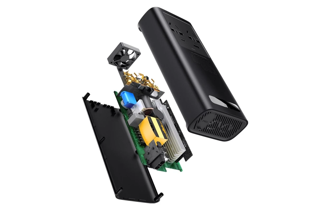 Автомобильный инвертор Baseus Super Si 12V to 220V Power Inverter 500W с чистой синусоидой купить