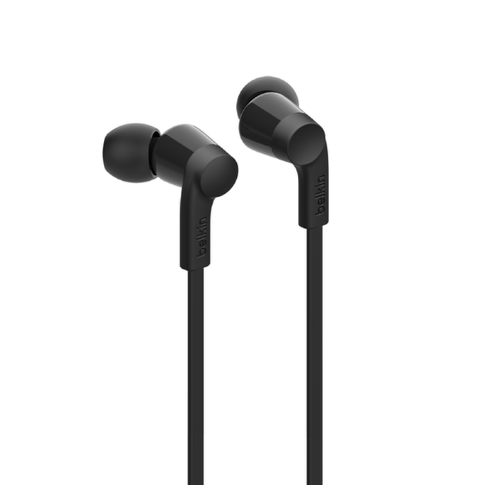 Проволочные наушники Belkin SoundForm Wired Earbuds Black с разъемом USB-C
