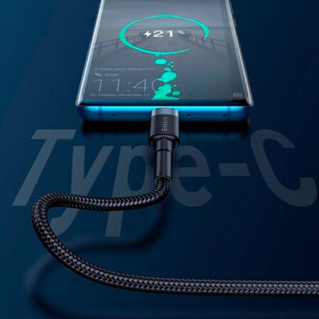 Зарядный кабель 1м Baseus Cafule HW USB to USB-C