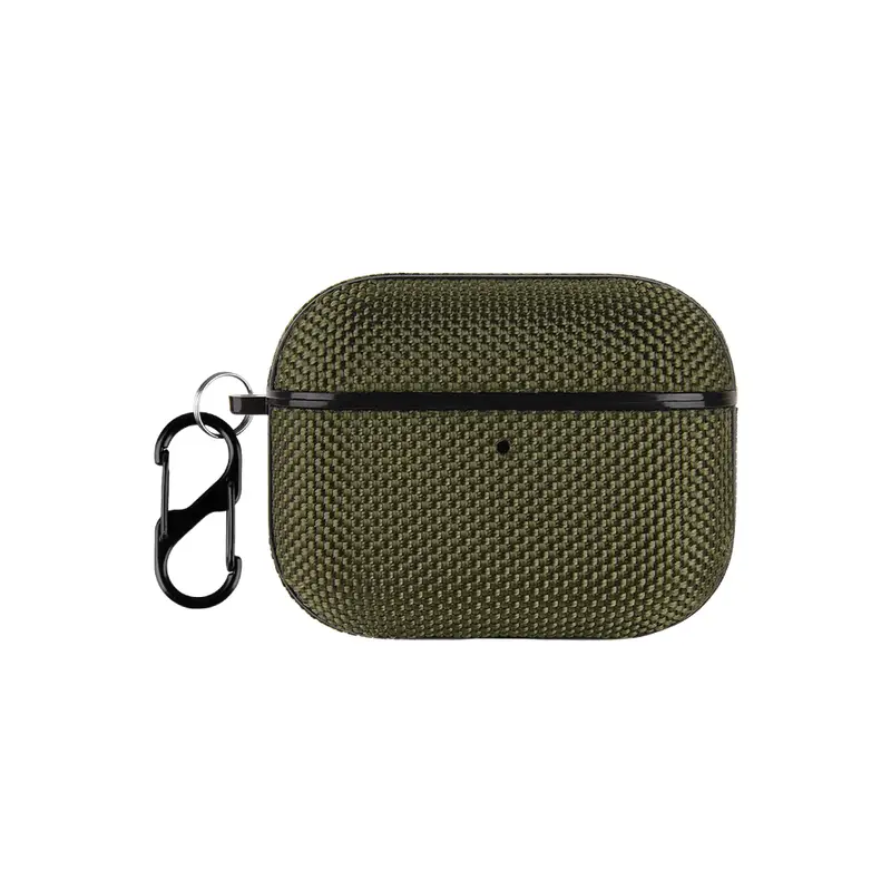 Чохол з карабіном iLoungeMax Nylon Case Black для AirPods Pro 3