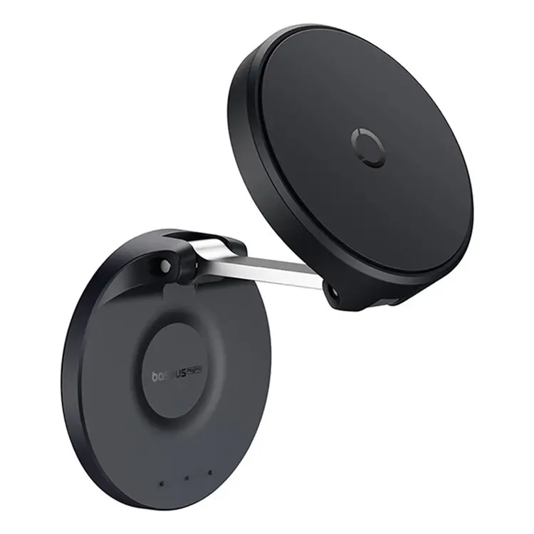 Магнітний тримач для телефона на стіну Baseus MagPro Series Magnetic Foldable Phone Mount 180° Cluster Black