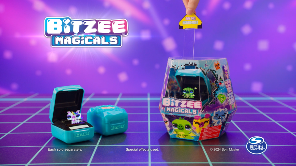 Интерактивная игрушка Bitzee Magicals с 20 виртуальными цифровыми героями, реагирует на ощупь