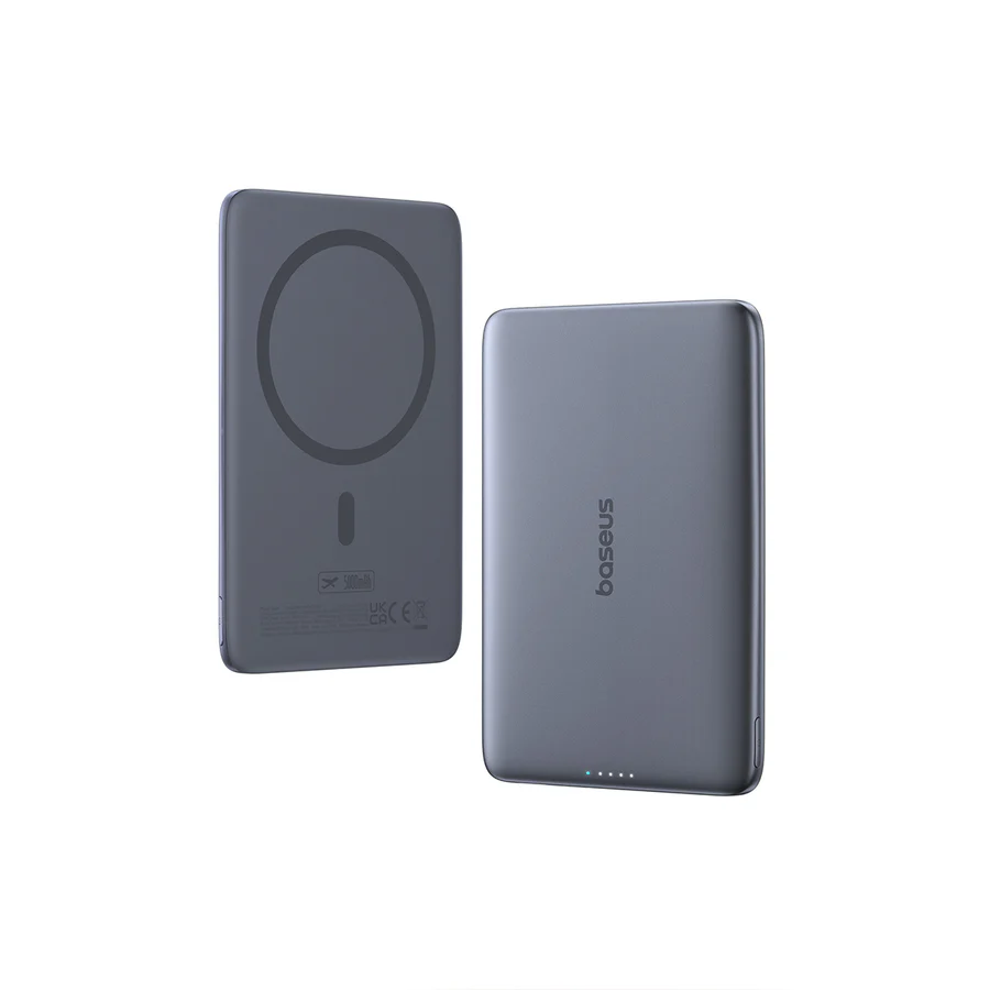Портативное зарядное устройство Baseus PicoGo Ultra-Slim Magnetic Power Bank 5000mAh Black