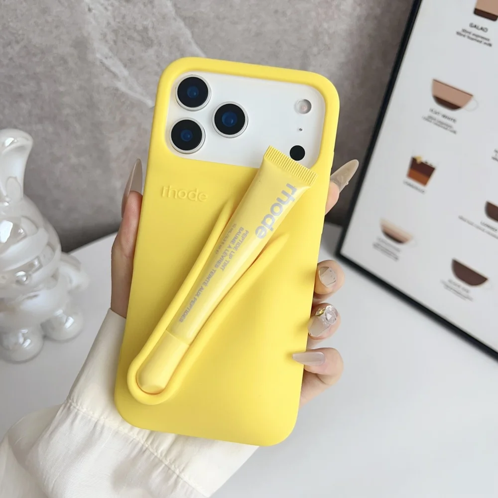 Чехол с помадой Rhode Fall Lip Case Lemontini для iPhone 17