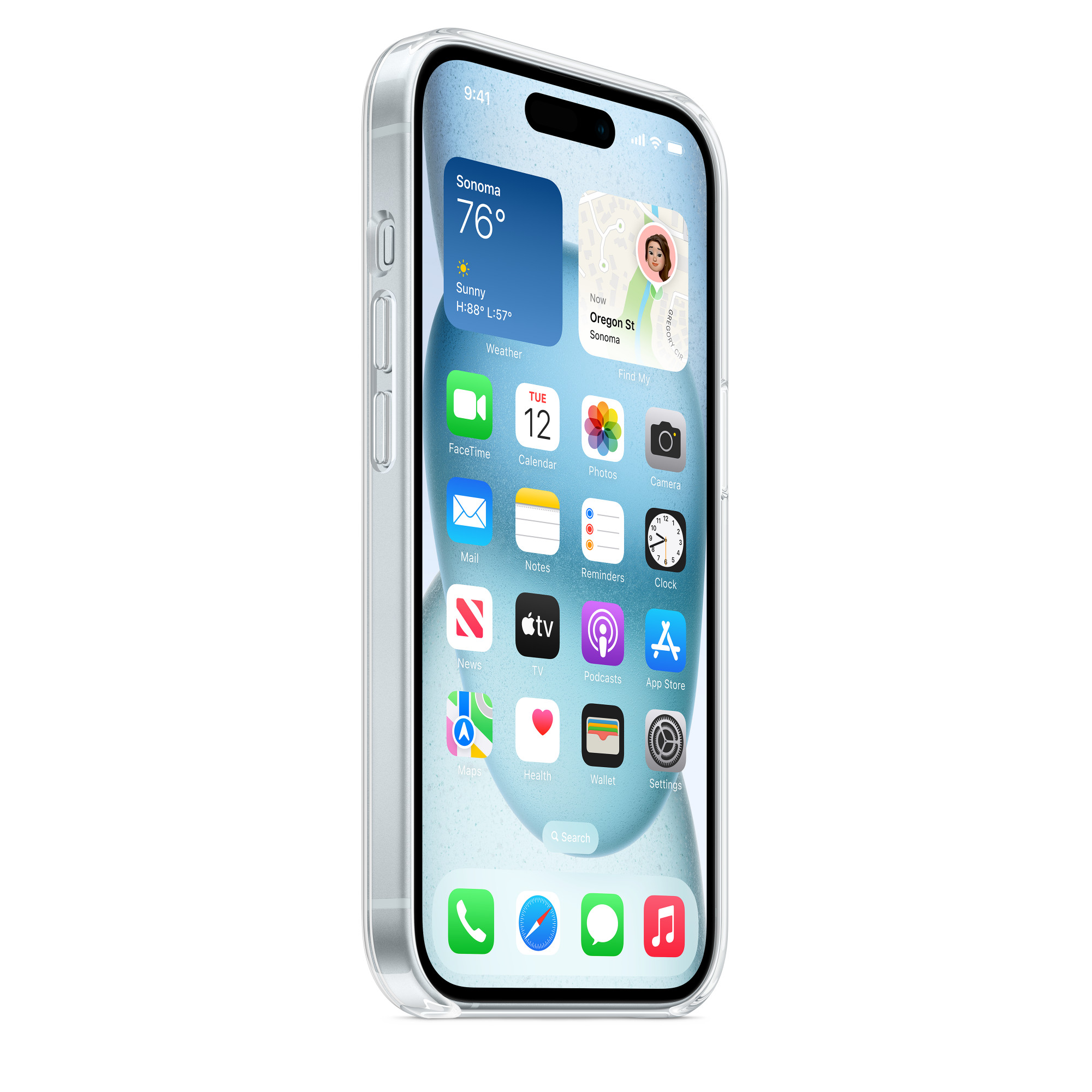 Прозорий чохол з MageSafe Apple Clear Case для iPhone 15