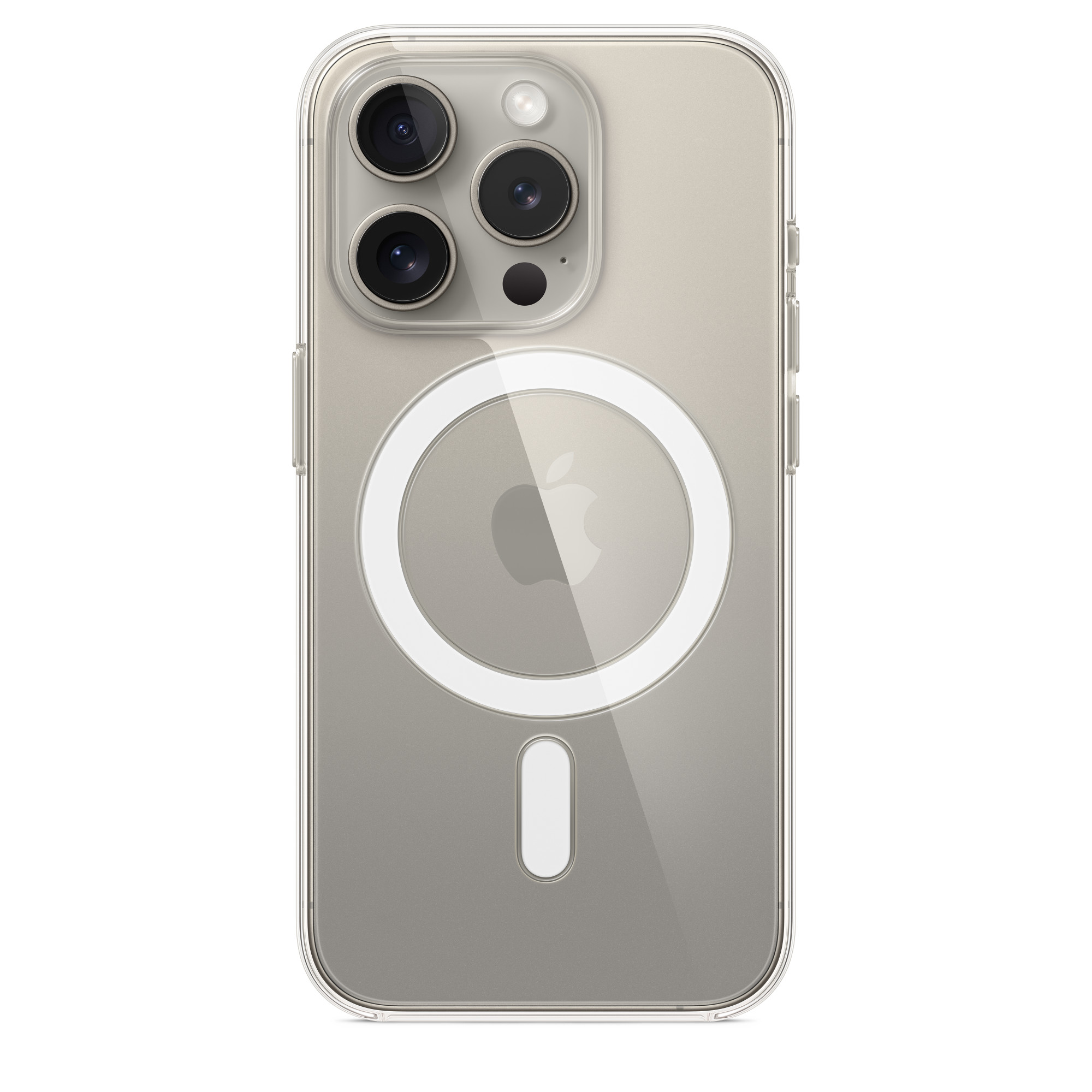 Прозрачный чехол с MagSafe Apple Clear Case для iPhone 15 Pro