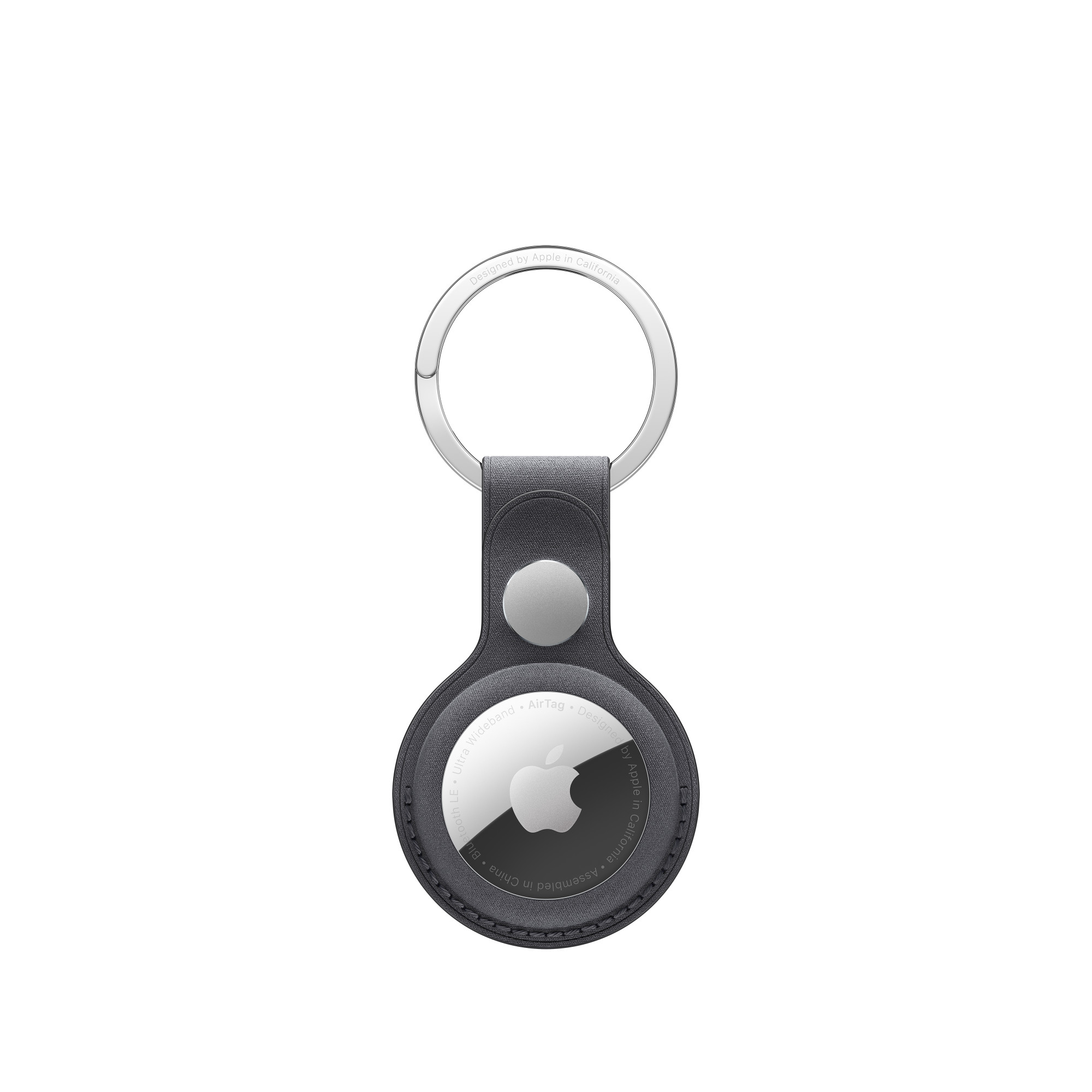 Брелок с кольцом Apple FineWoven Key Ring Black (MT2H3) для AirTag
