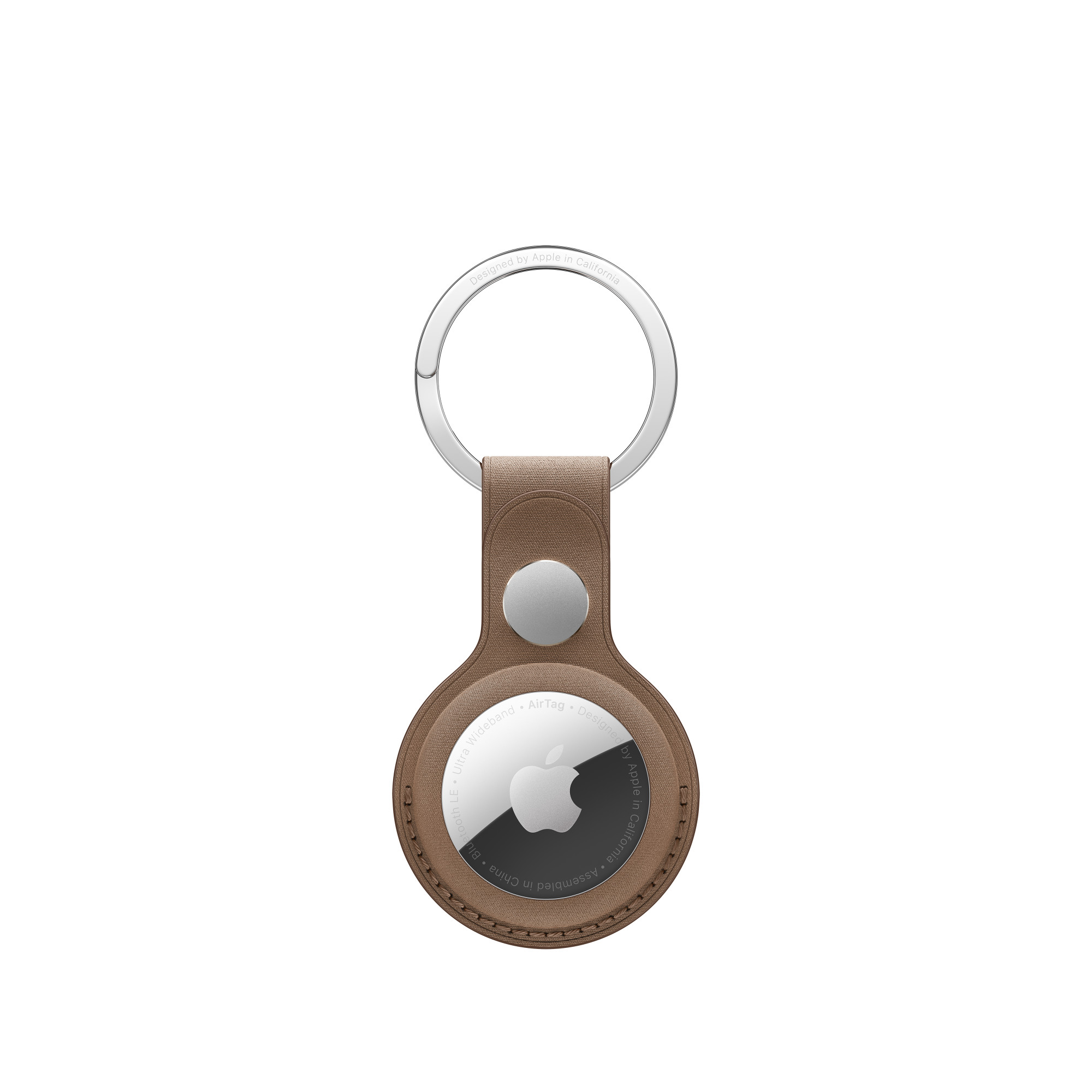 Брелок з кільцем Apple FineWoven Key Ring Taupe (MT2L3) для AirTag