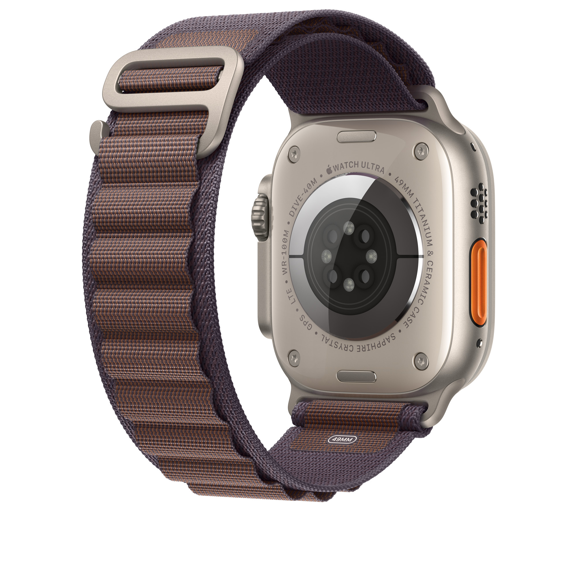 Ремешок Apple Alpine Loop Indigo для Apple Watch Ultra 2 49 mm | 45 mm | 44 mm Размер M (MT5Q3)