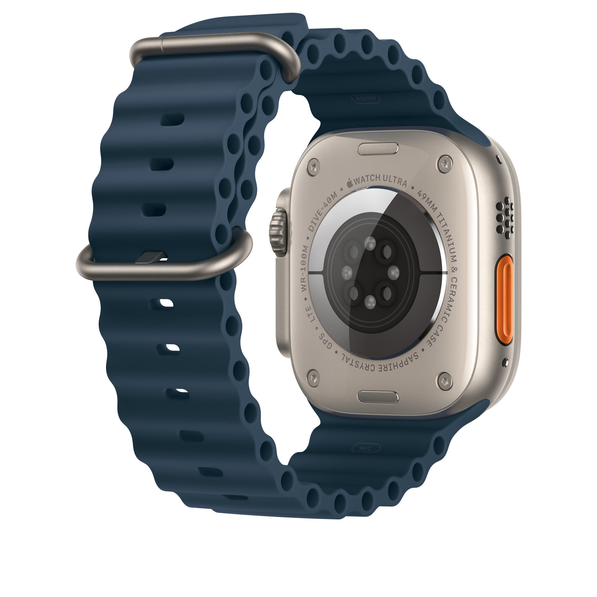 Ремешок Apple Ocean Band Blue для Apple Watch Ultra 2 49 mm | 45 mm | 44 mm (MT633)