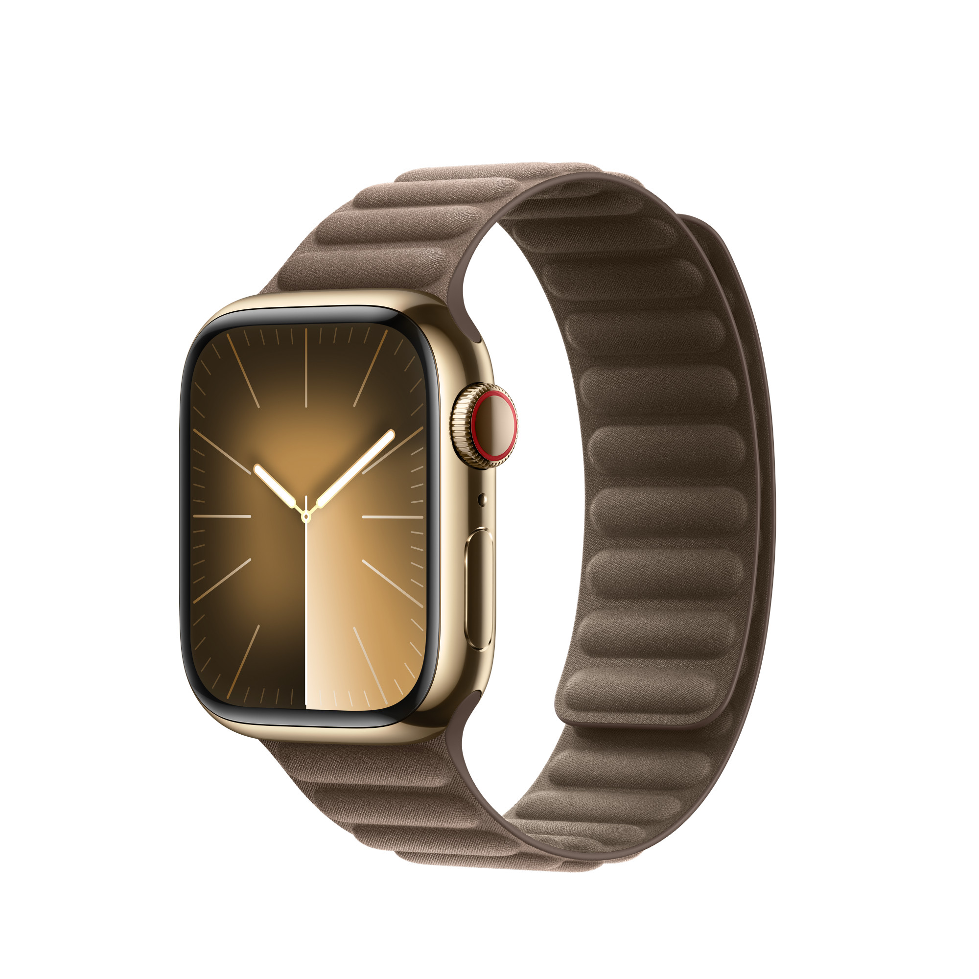 Ремешок Apple Magnetic Link Taupe из FineWoven для Apple Watch Ultra 2 41 mm | 40 mm | 38 mm Размер S/M (MTJD3)