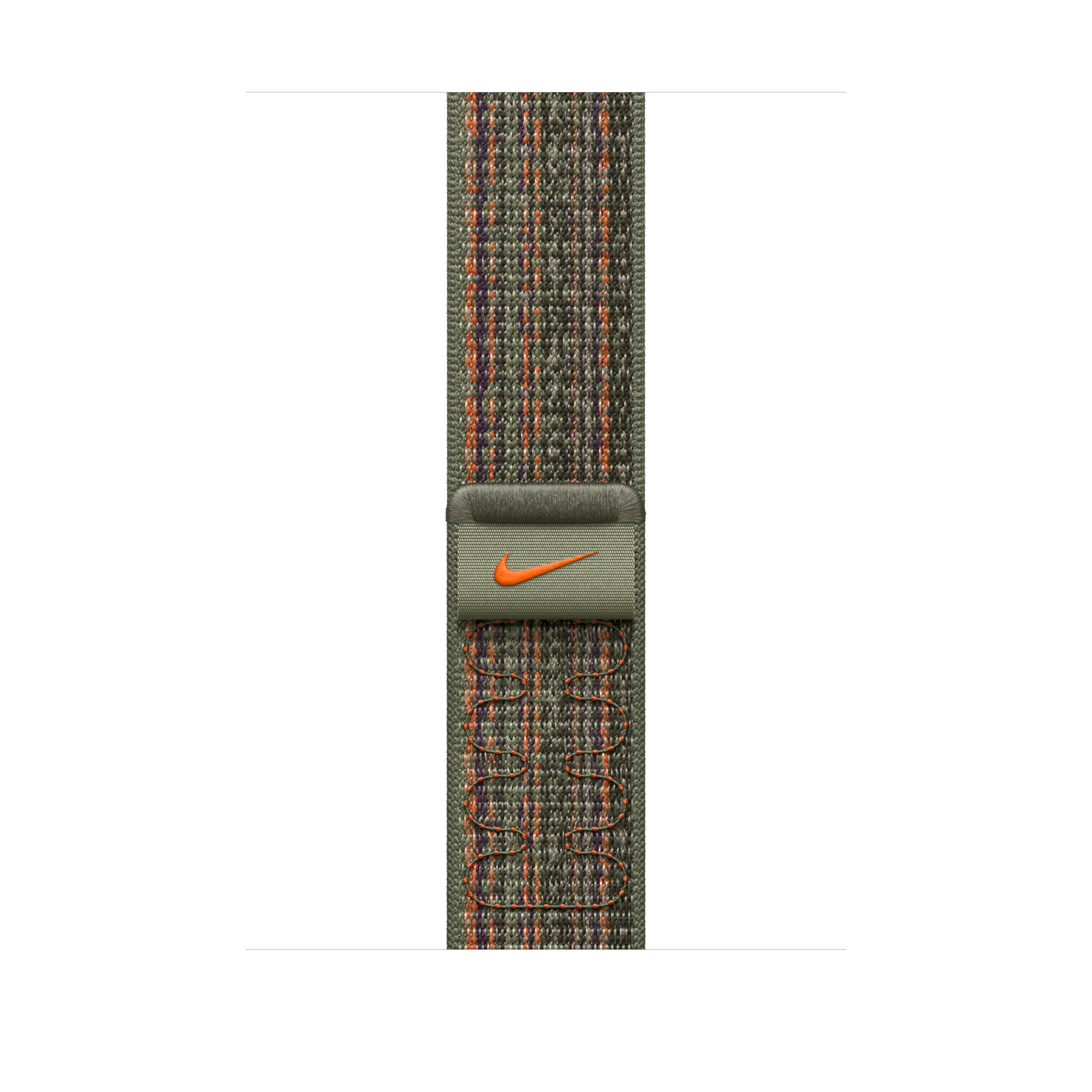 Ремешок Apple Sequoia / Orange Nike Sport Loop (MTL33) для Apple Watch Ultra 2 41 mm | 40 mm | 38 mm