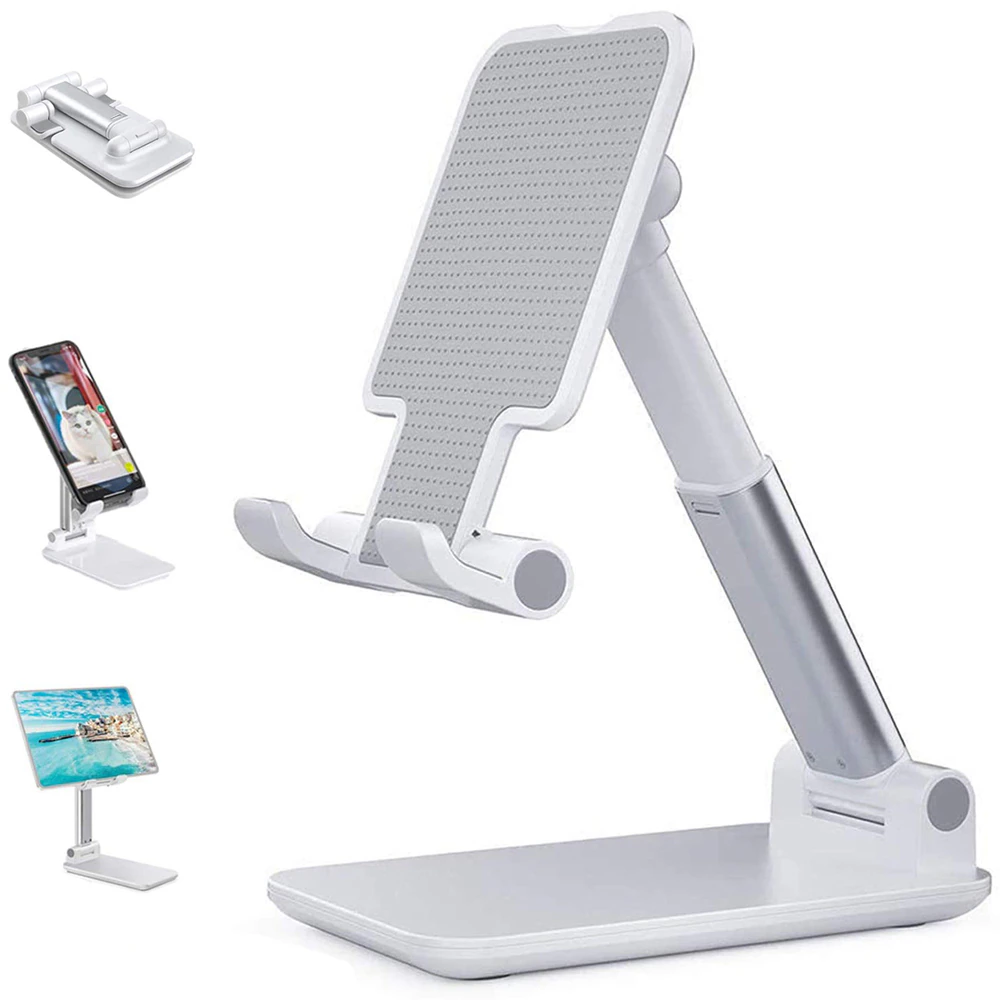 Пластикова портативна (складна) підставка для iPhone/iPad/планшета/телефону iLoungeMax Portable Foldable Stand White